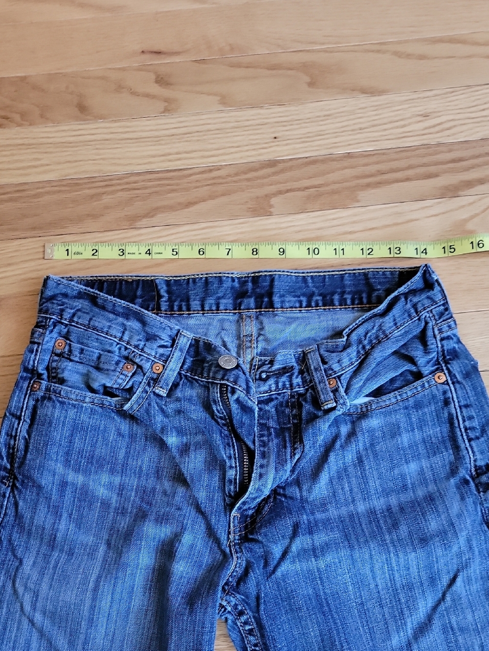 Levi's Men's Straight Jeans in Deep Indigo Blue